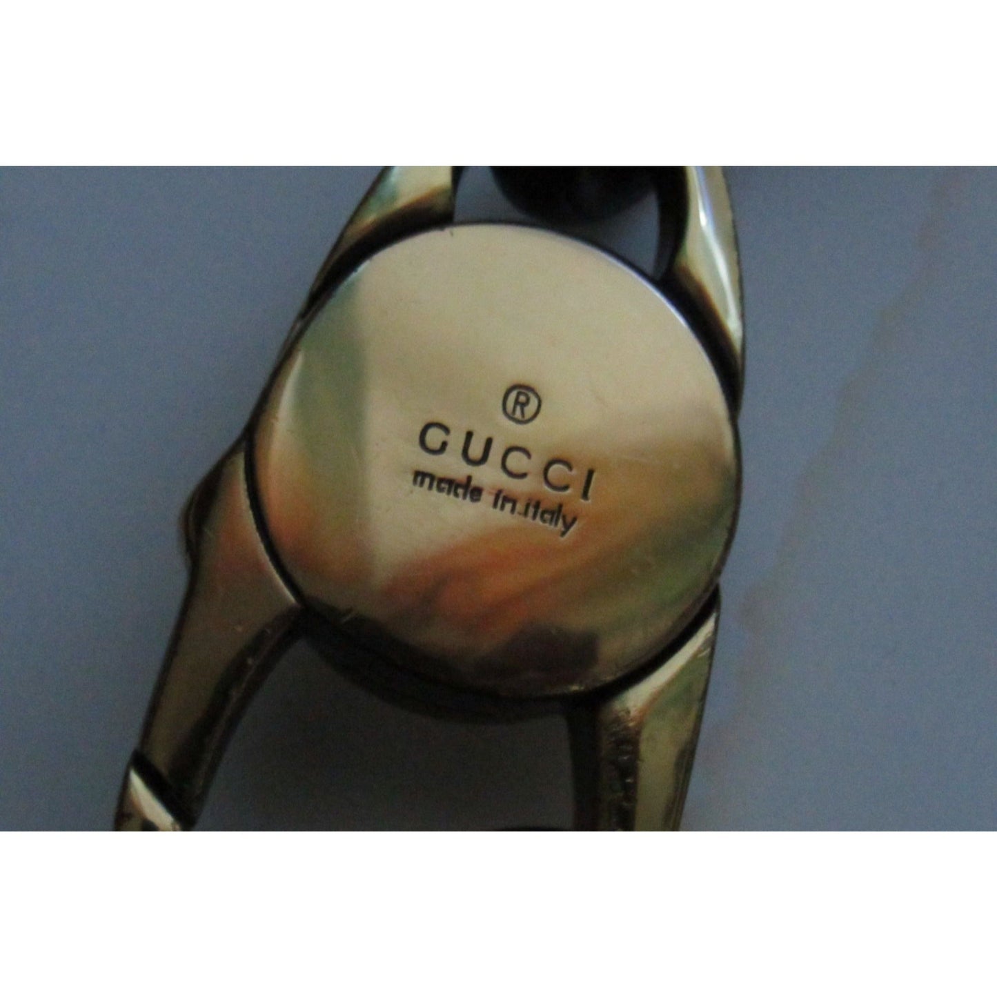Gucci white & black leather XL hobo w a black braided strap