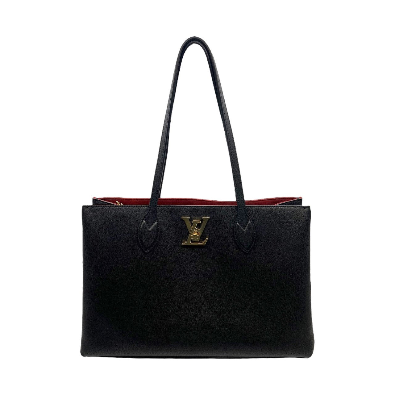 Louis Vuitton Black Lockme Shopper Tote
