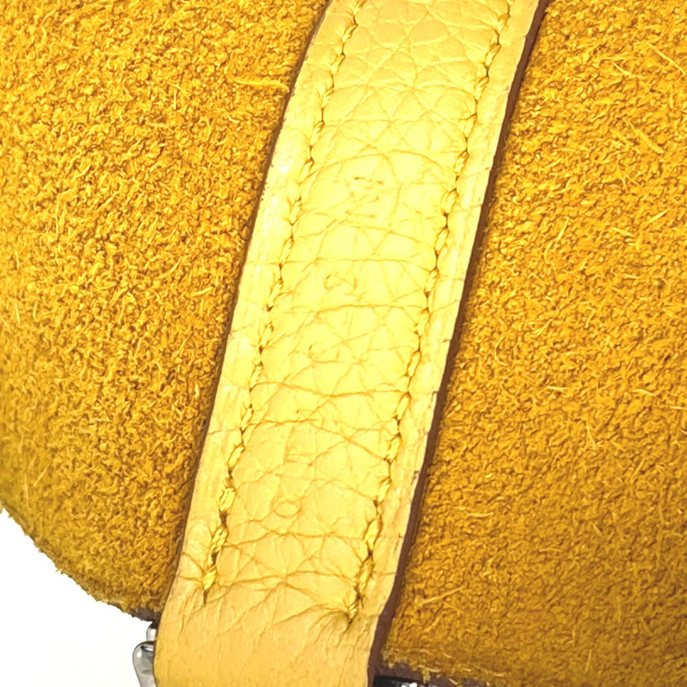 HERMES Handbag Taurillon Clemence yellow Picotin Lock MM 22 Women Used