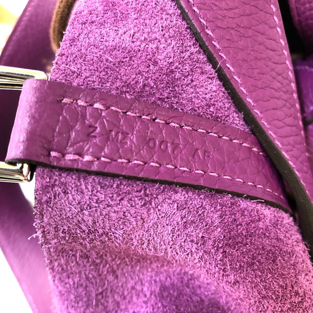 HERMES Handbag leather purple Picotan Lock PM Women Used