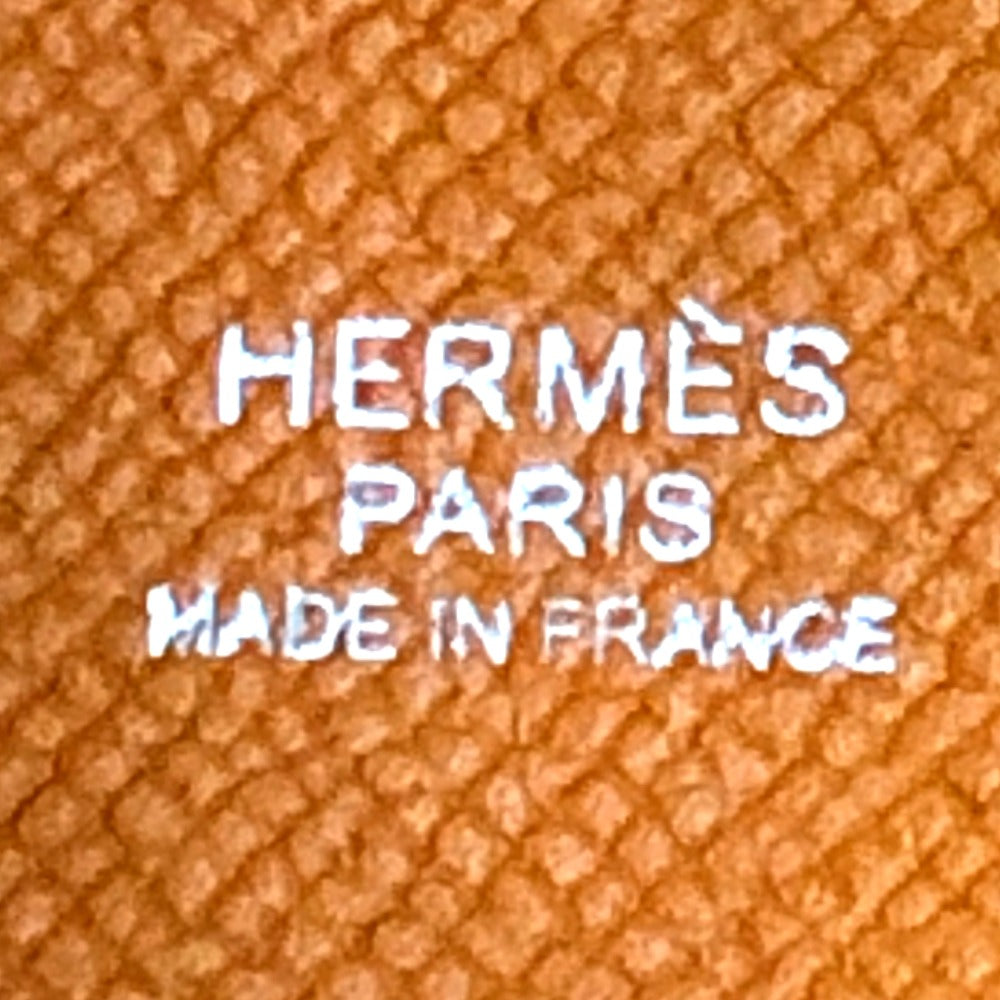 HERMES Handbag Epsom Orange Picotan Lock PM Tresage Women Used