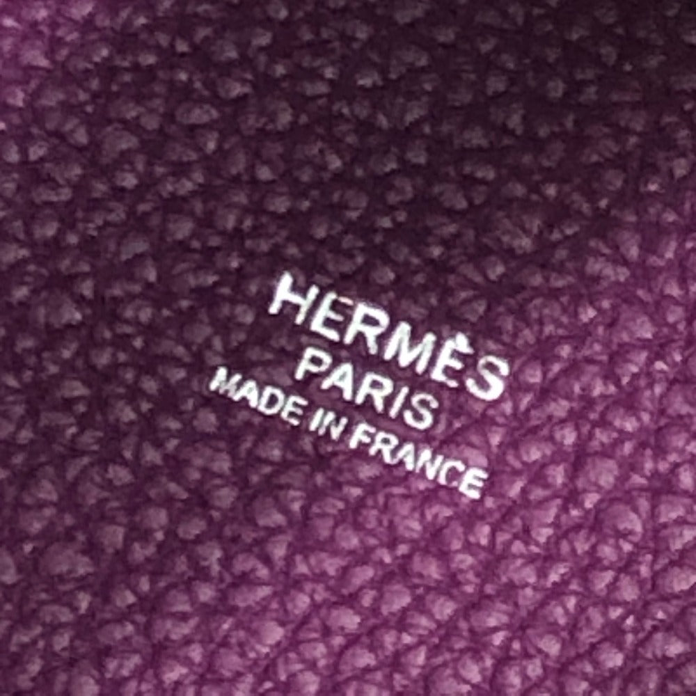 HERMES Handbag Togo purple Picotan Lock PM Women Used