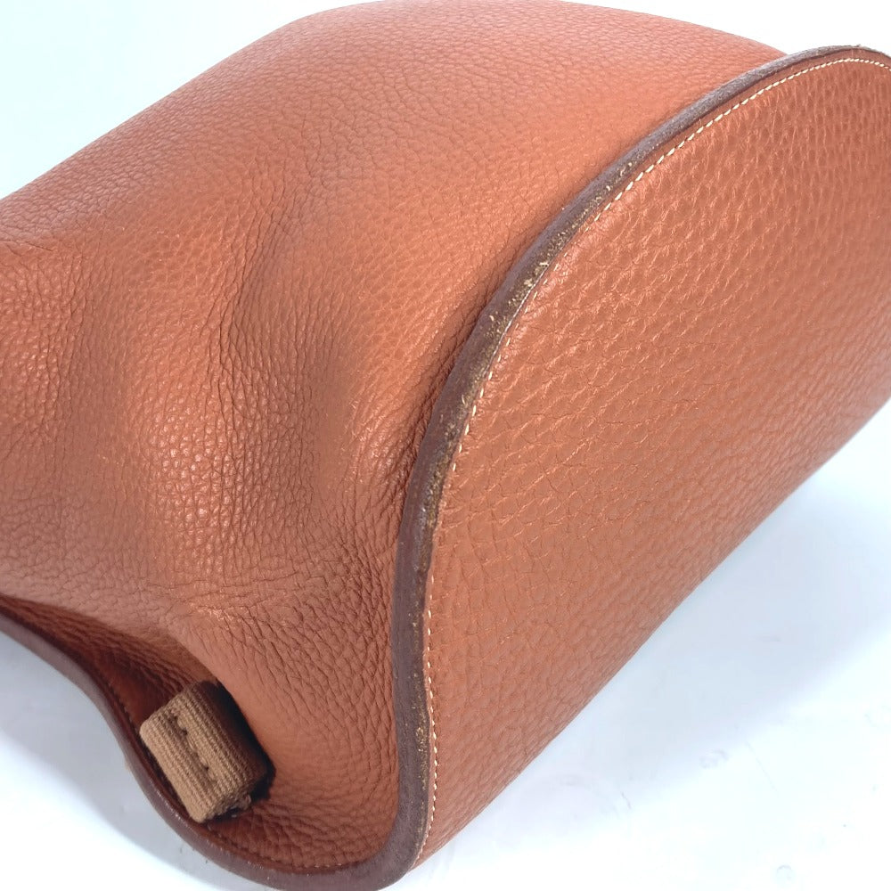 HERMES Backpack leather Brown Sherpa PM Women Used