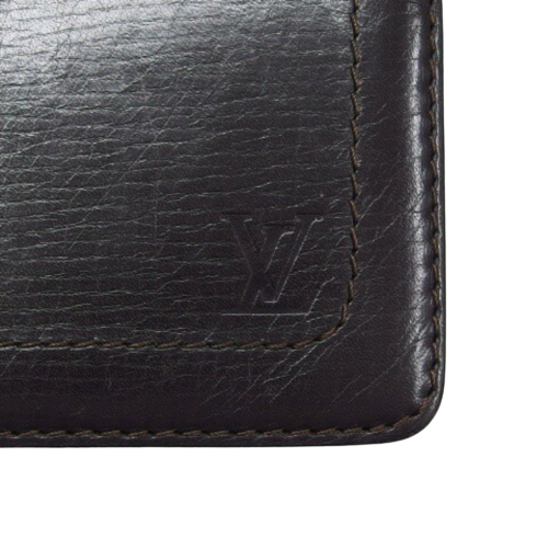 Louis Vuitton Black Leather Utah wallet accessories