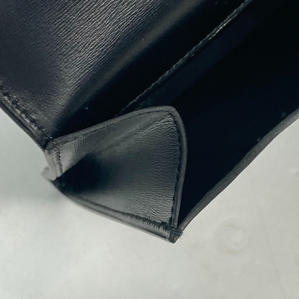HERMES Clutch bag Box scarf black bag pouch Kirius