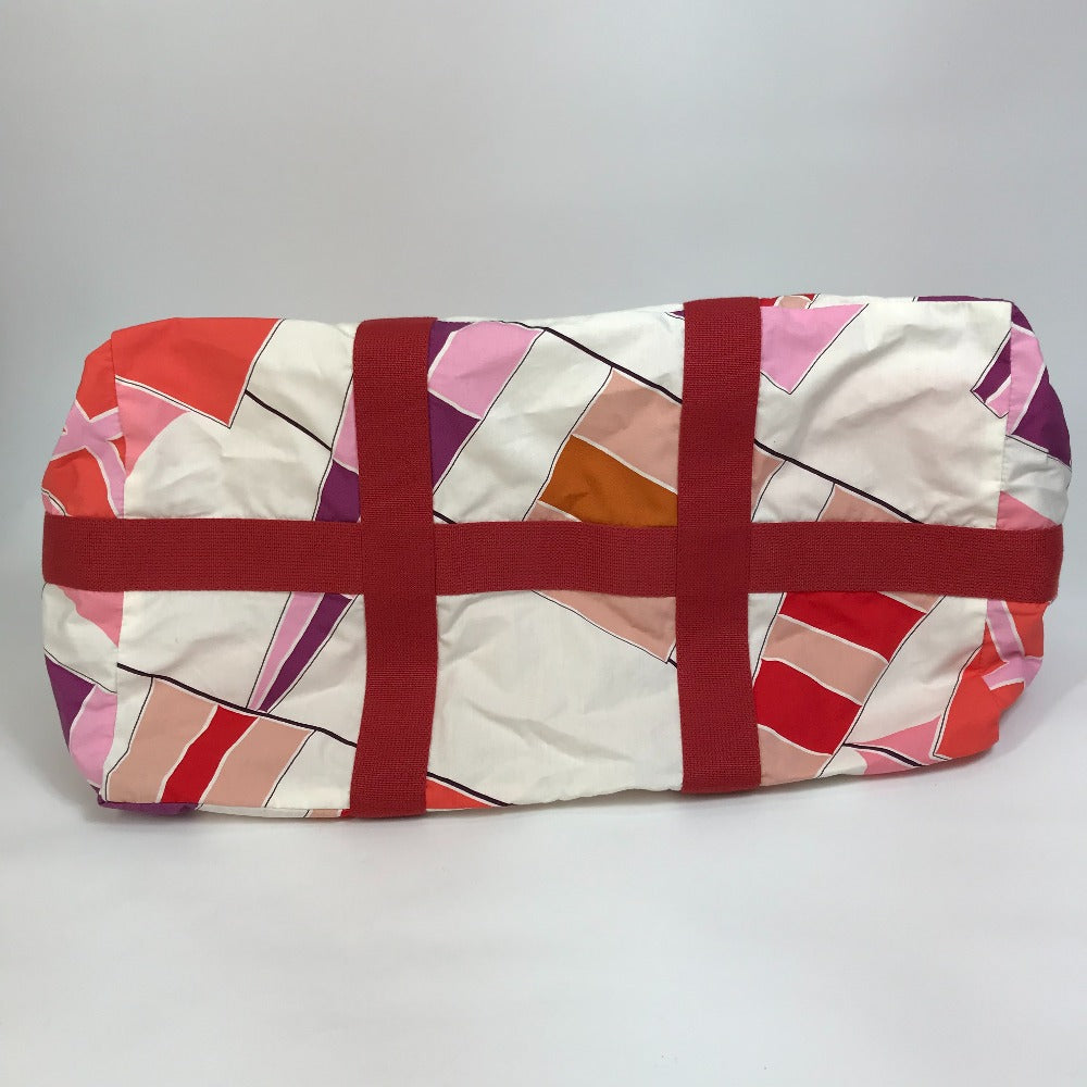 HERMES Tote Bag canvas multicolor Cabas Drapeaux au vent rope handle Women Used