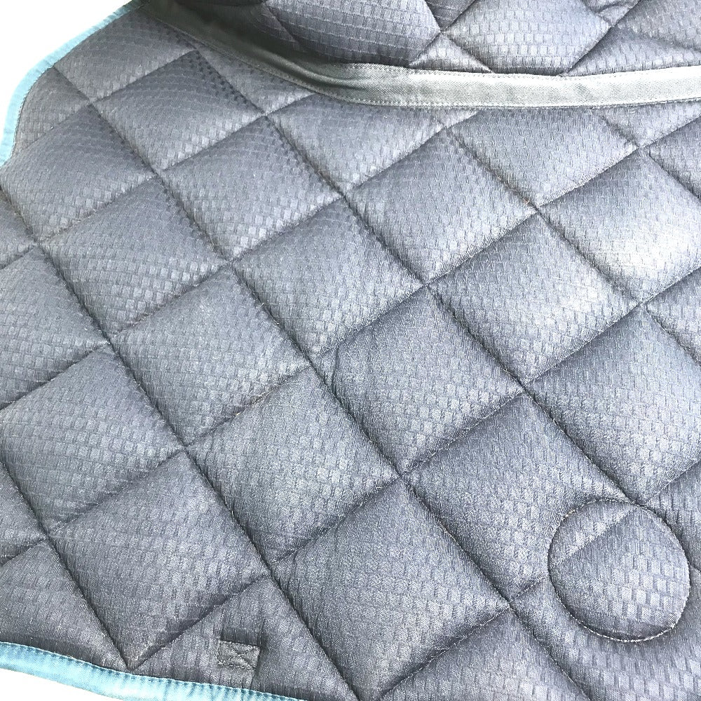 HERMES Other miscellaneous goods polyester Navy for horses tack Under saddle bib for horse racing 《Swing》