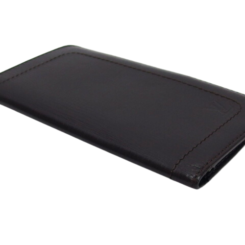 Louis Vuitton Black Leather Utah wallet accessories