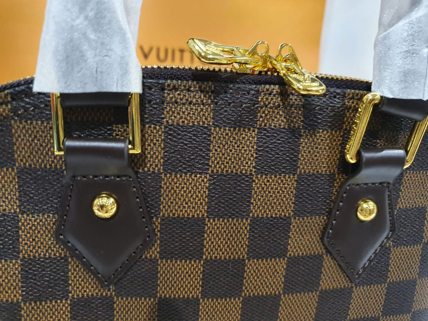 Louis Vuitton Alma BB Damier Ebène Handbag