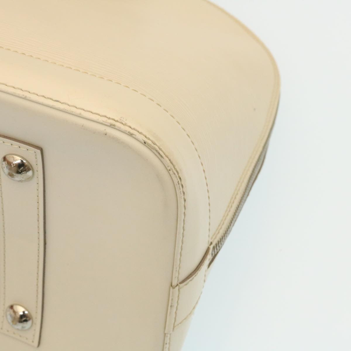 LOUIS VUITTON Epi Alma GM Hand Bag White M4032J LV Auth 29185