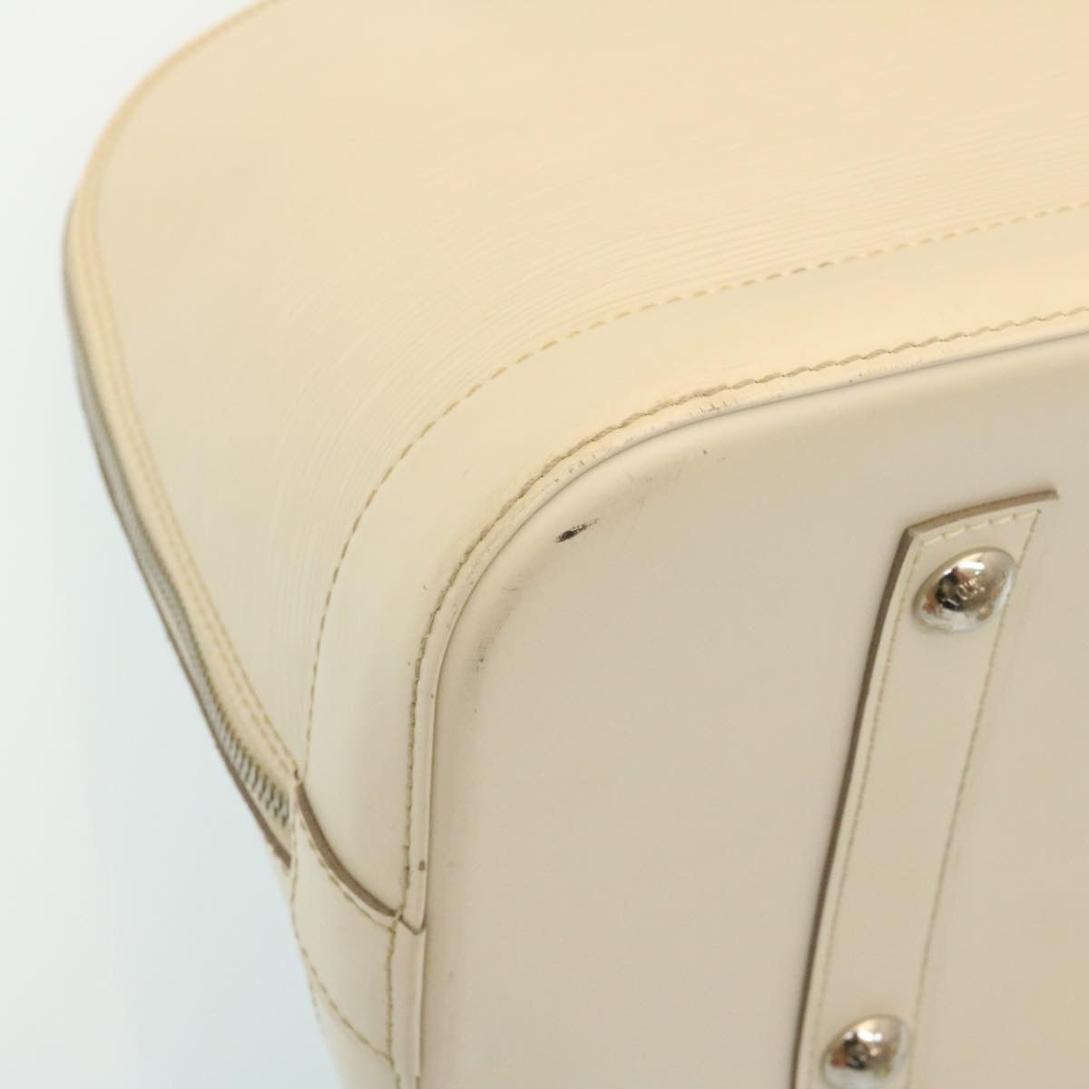 LOUIS VUITTON Epi Alma GM Hand Bag White M4032J LV Auth 29185