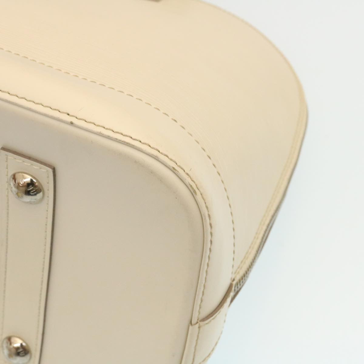 LOUIS VUITTON Epi Alma GM Hand Bag White M4032J LV Auth 29185