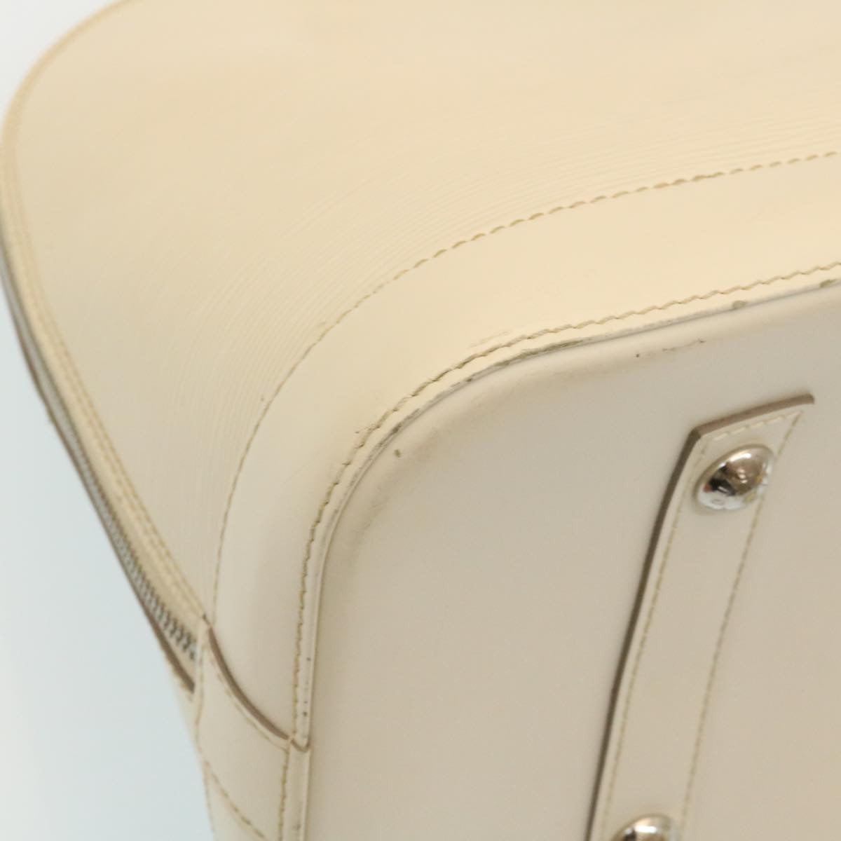 LOUIS VUITTON Epi Alma GM Hand Bag White M4032J LV Auth 29185