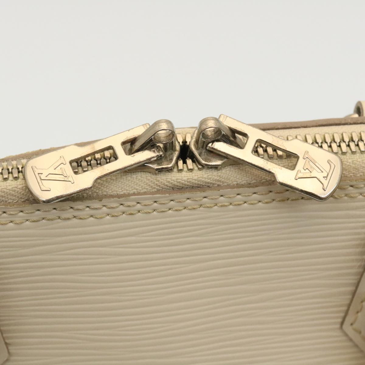 LOUIS VUITTON Epi Alma GM Hand Bag White M4032J LV Auth 29185