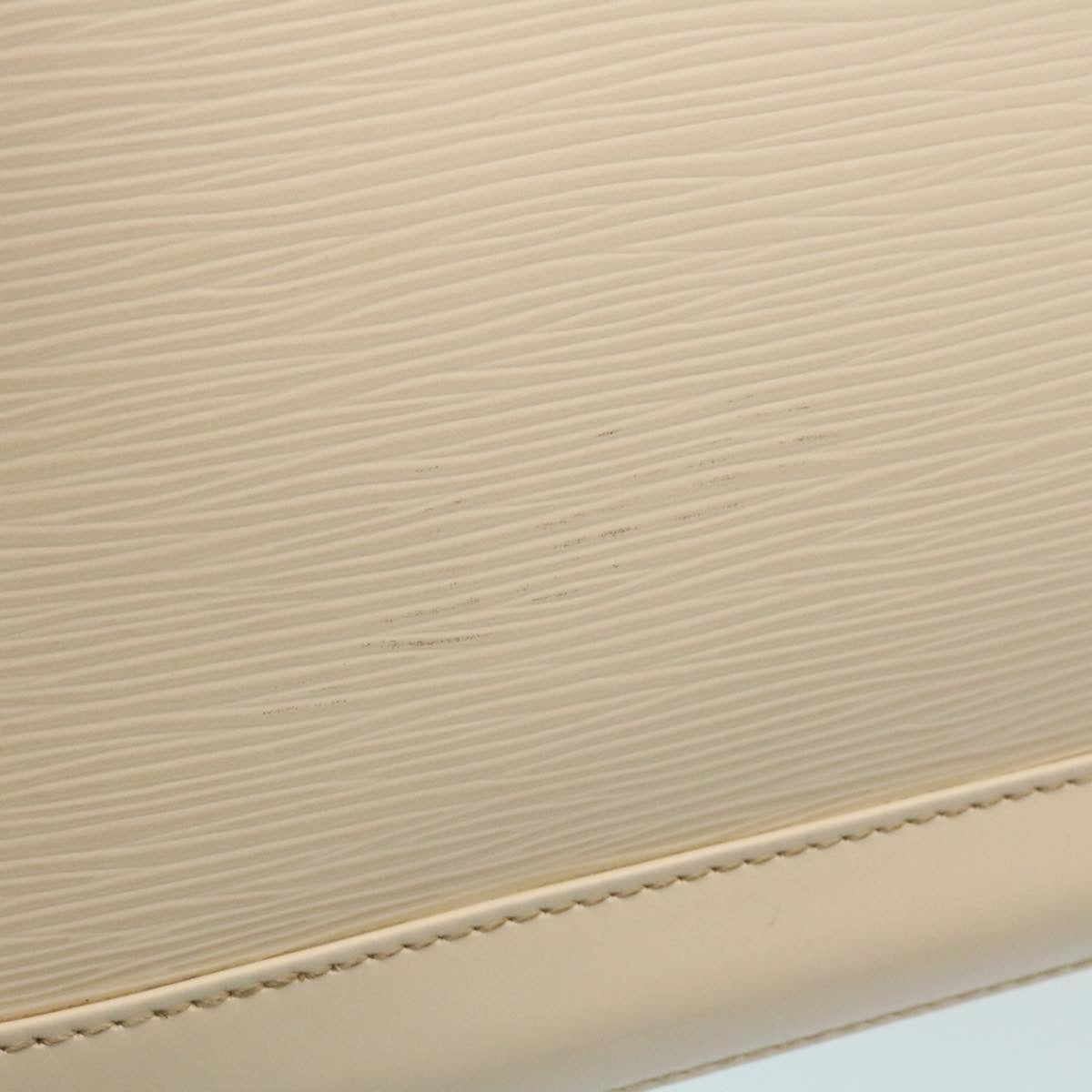 LOUIS VUITTON Epi Alma GM Hand Bag White M4032J LV Auth 29185