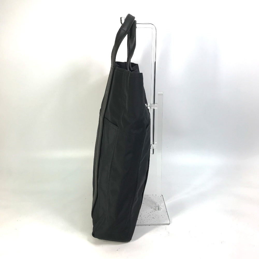 HERMES Tote Bag Nylon black Acapulco Cabas MM Women Used
