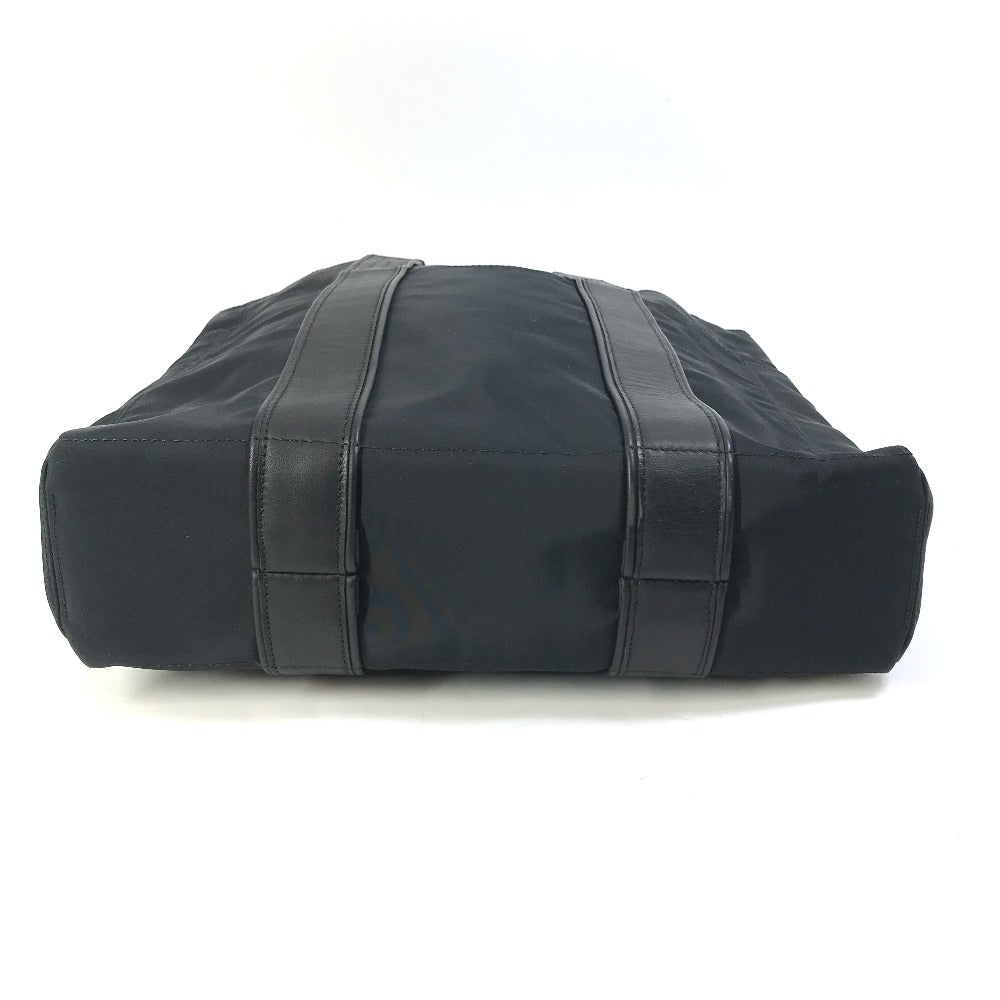 HERMES Tote Bag Nylon black Acapulco Cabas MM Women Used