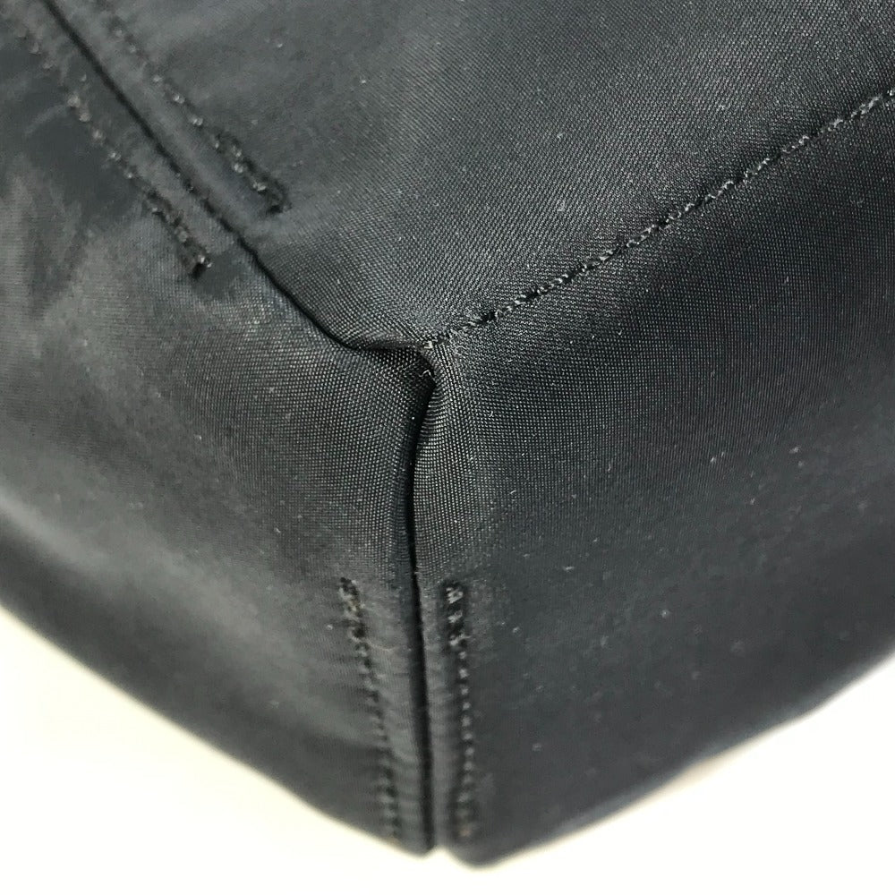 HERMES Tote Bag Nylon black Acapulco Cabas MM Women Used