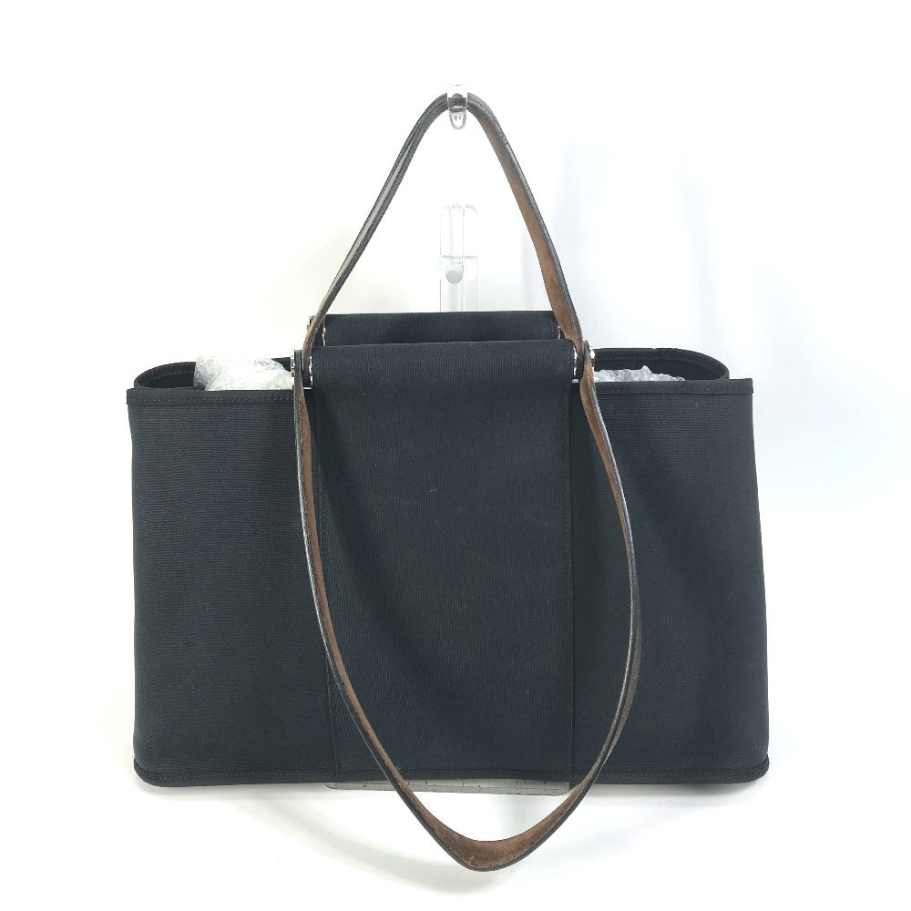 HERMES Tote Bag Towar Office / Leather black Handbag Kabak Elan PM Women Used