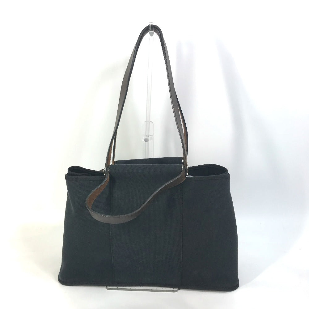 HERMES Tote Bag Towar Office / Leather black Handbag Kabak Elan PM Women Used