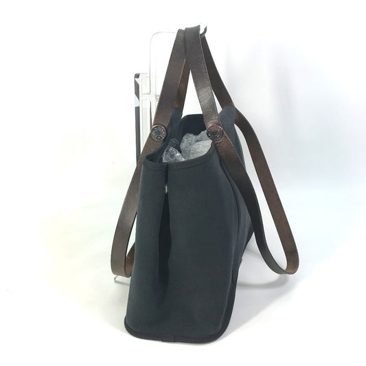 HERMES Tote Bag Towar Office / Leather black Handbag Kabak Elan PM Women Used