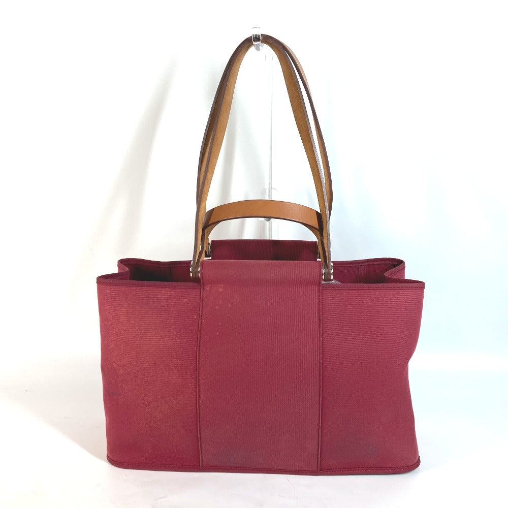 HERMES Tote Bag canvas Red Kavac Elan PM Women Used