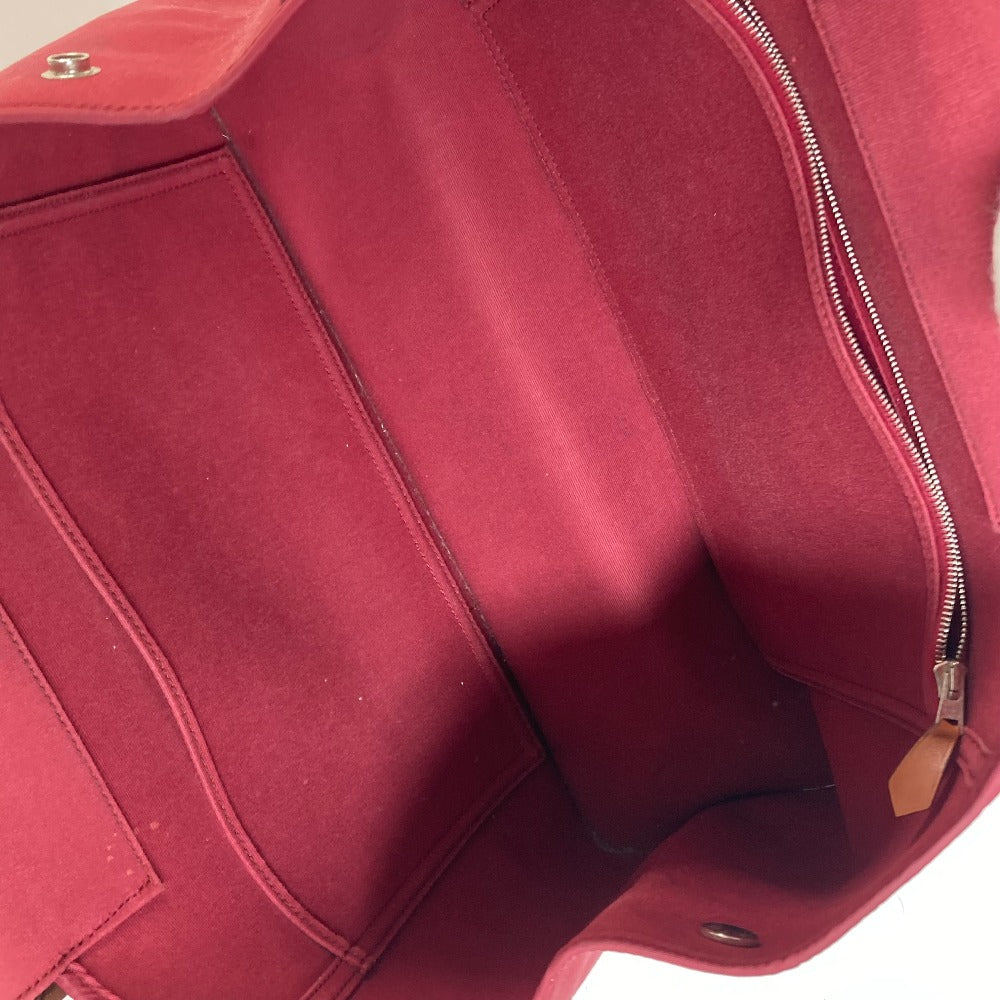 HERMES Tote Bag canvas Red Kavac Elan PM Women Used