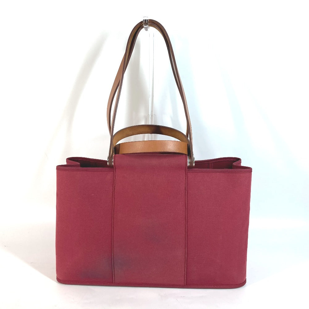 HERMES Tote Bag canvas Red Kavac Elan PM Women Used