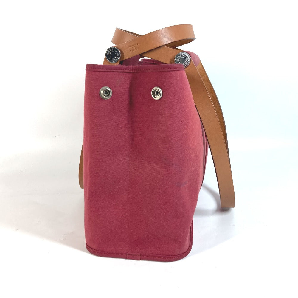 HERMES Tote Bag canvas Red Kavac Elan PM Women Used