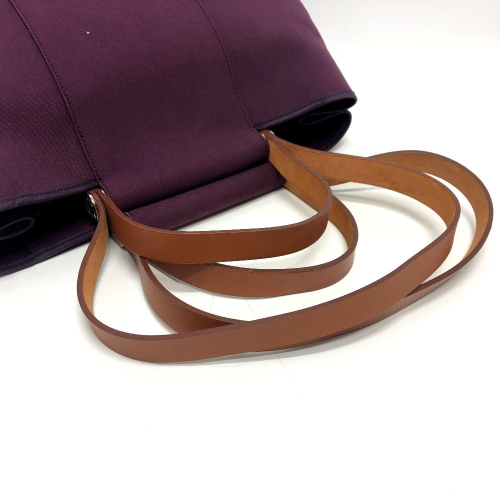HERMES Tote Bag Towar Officier purple Kabak Elan PM Women Used