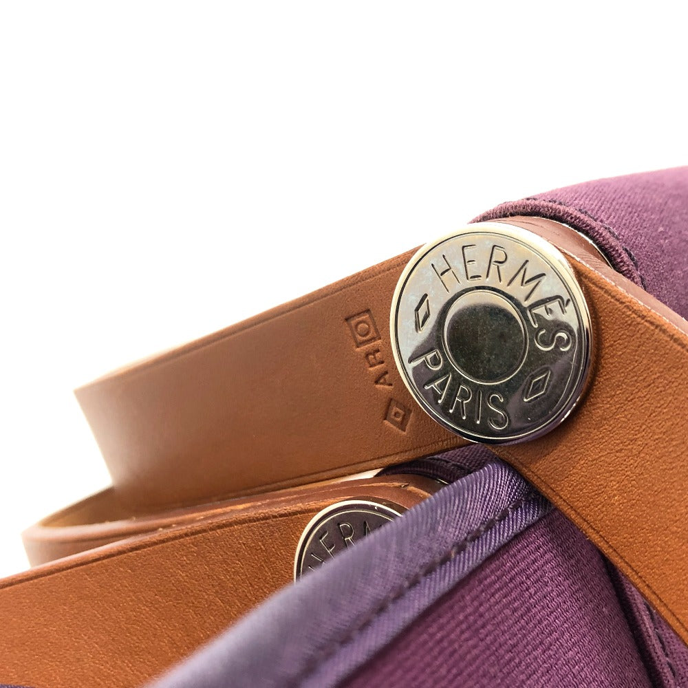 HERMES Tote Bag Towar Officier purple Kabak Elan PM Women Used