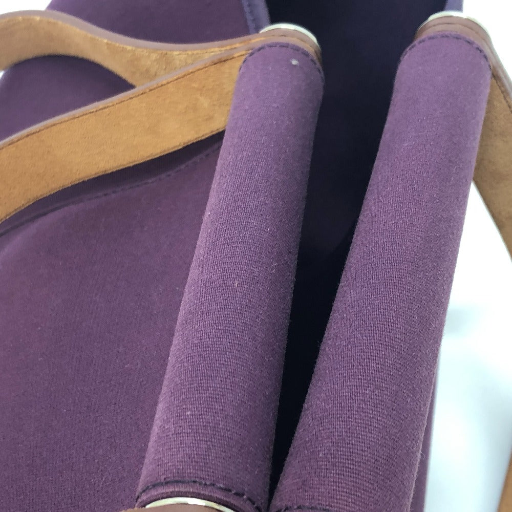 HERMES Tote Bag Towar Officier purple Kabak Elan PM Women Used