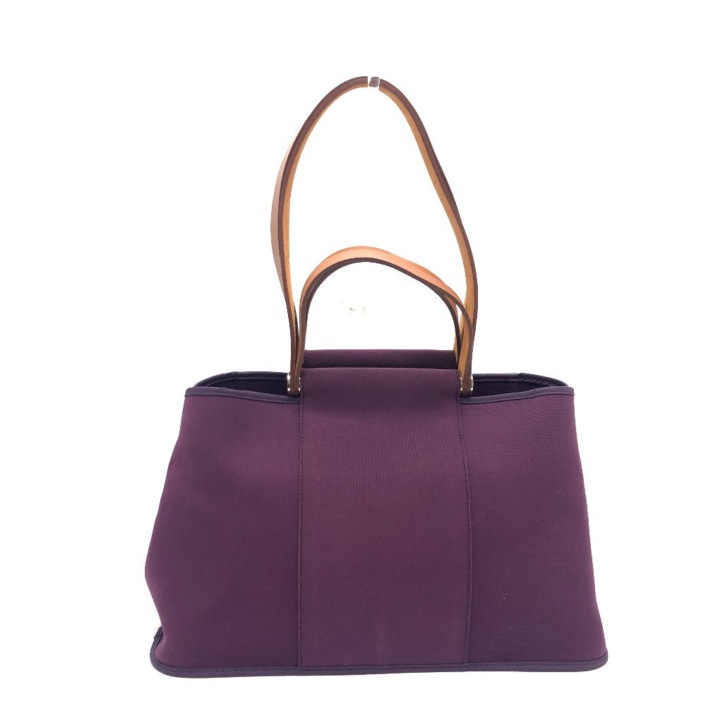 HERMES Tote Bag Towar Officier purple Kabak Elan PM Women Used