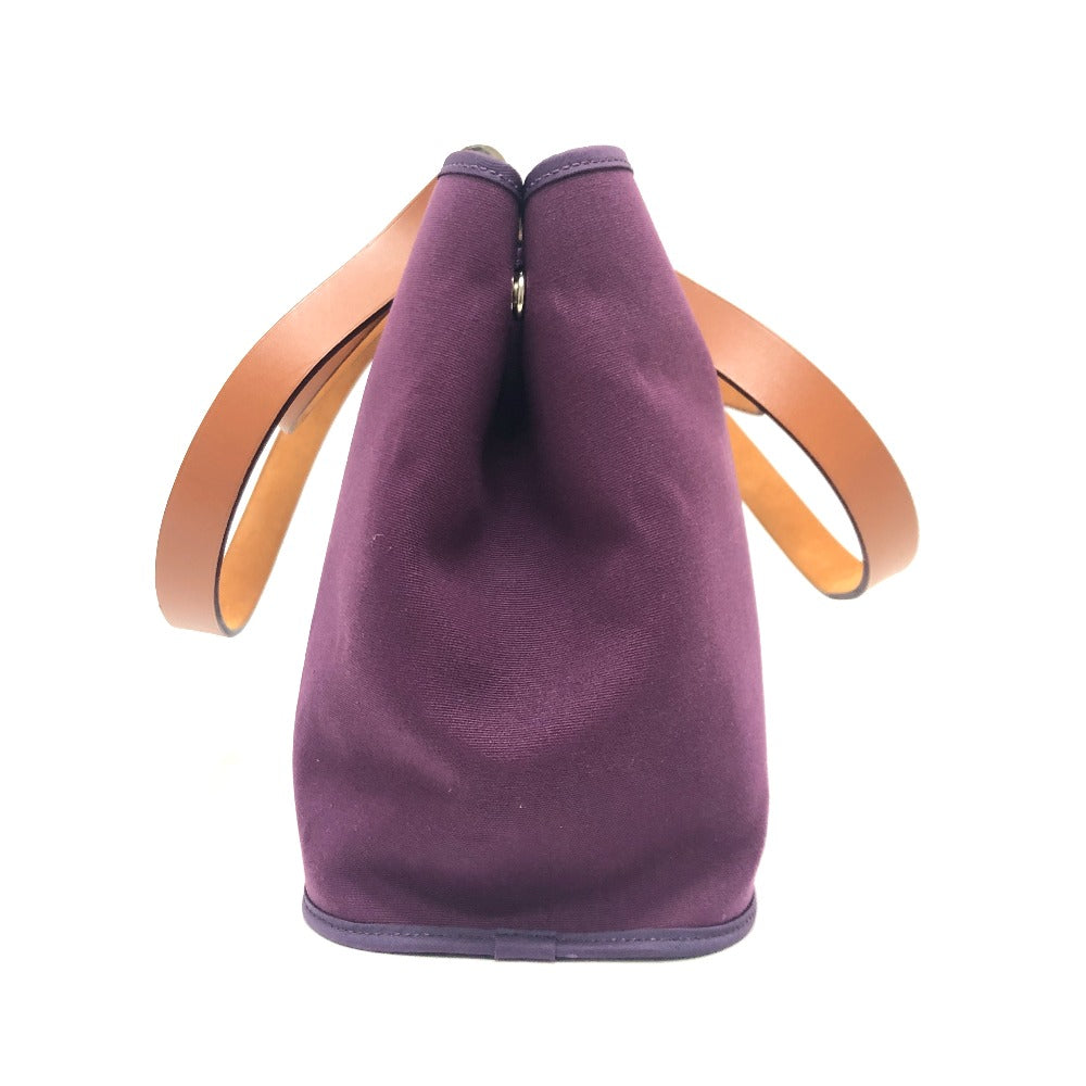 HERMES Tote Bag Towar Officier purple Kabak Elan PM Women Used