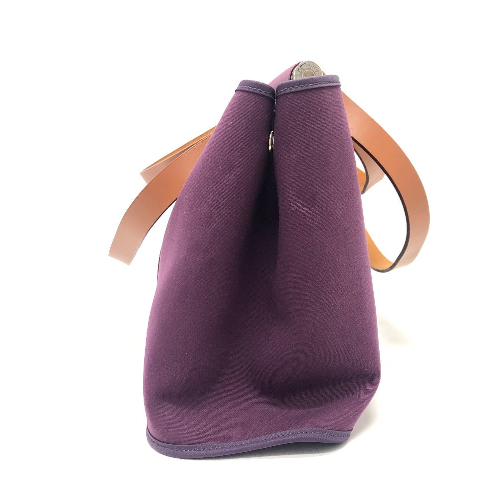 HERMES Tote Bag Towar Officier purple Kabak Elan PM Women Used