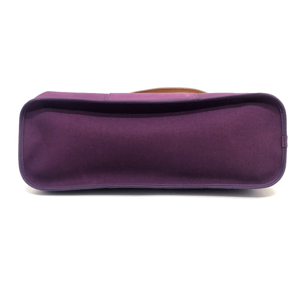 HERMES Tote Bag Towar Officier purple Kabak Elan PM Women Used