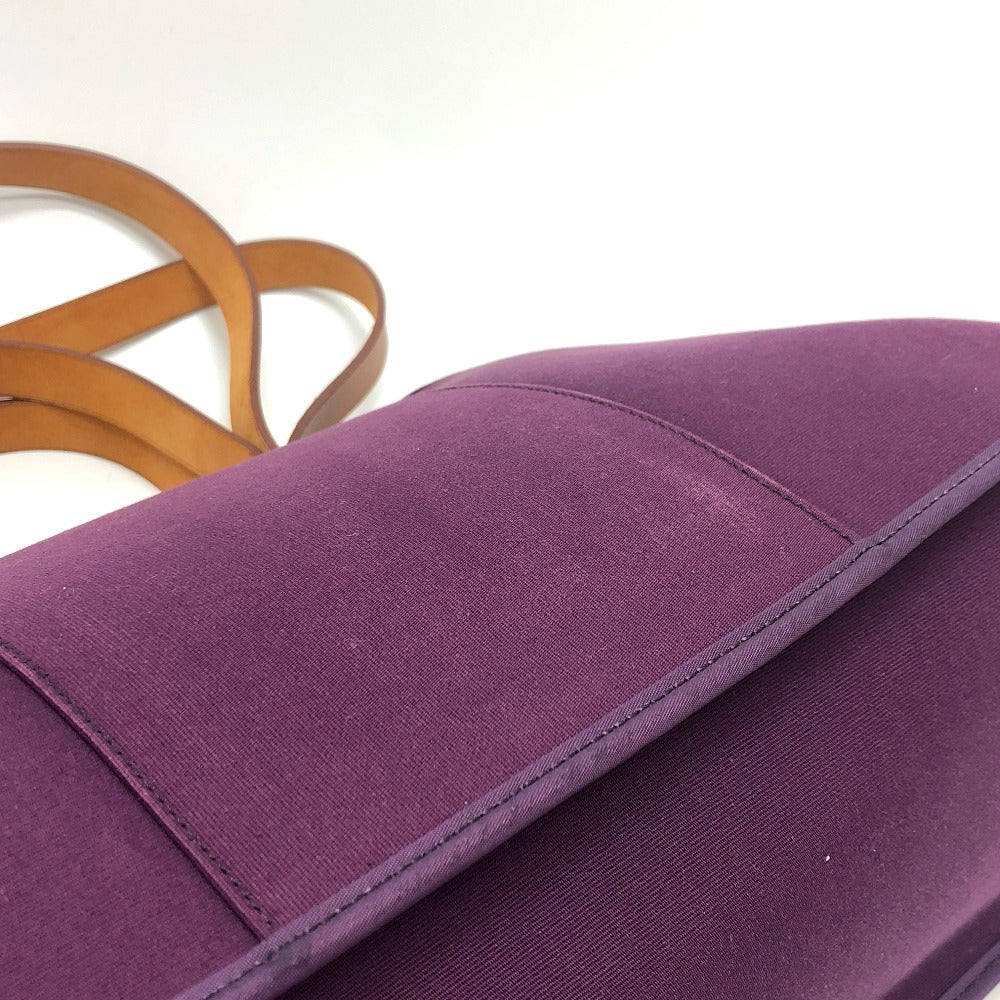 HERMES Tote Bag Towar Officier purple Kabak Elan PM Women Used