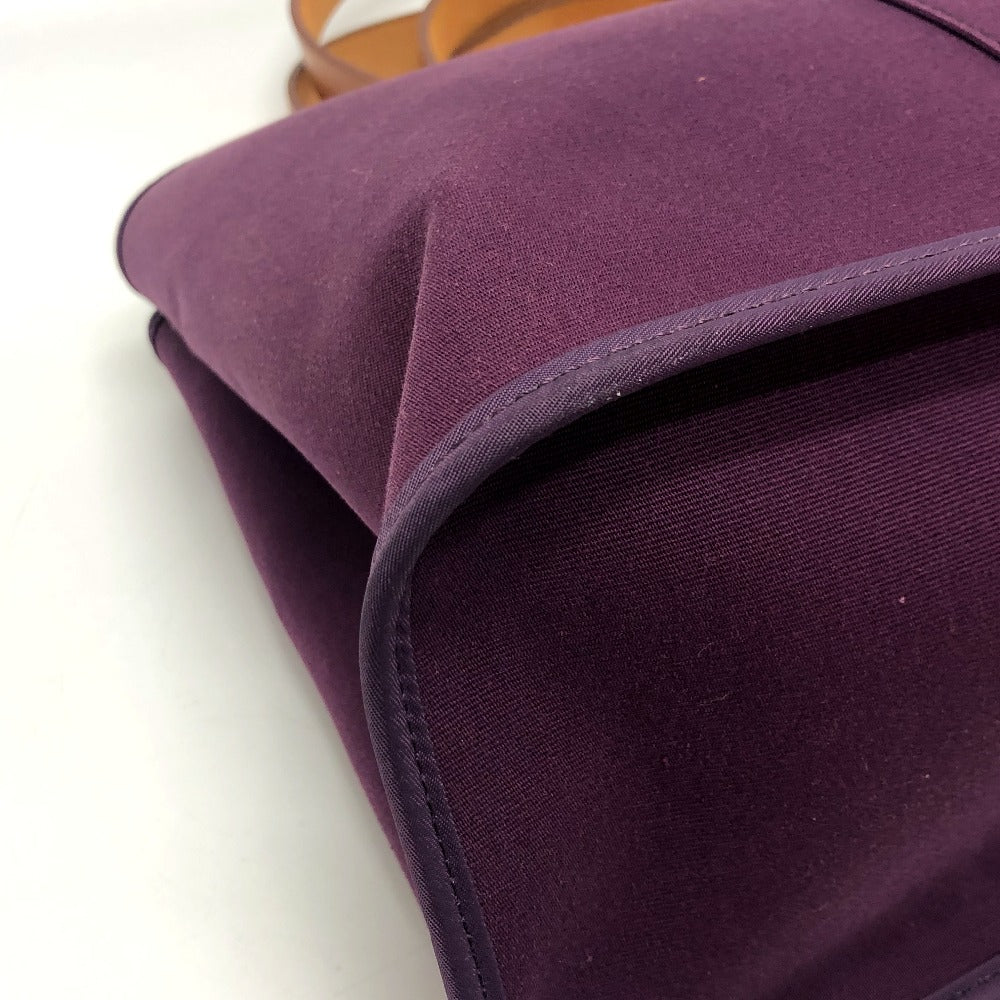 HERMES Tote Bag Towar Officier purple Kabak Elan PM Women Used