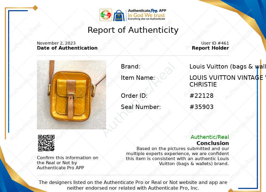 Crossbody Luxury Designer By Louis Vuitton  Size: Small