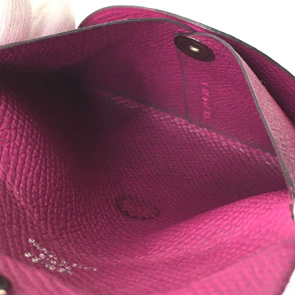 HERMES Coin case Epsom purple Epsom Bastia