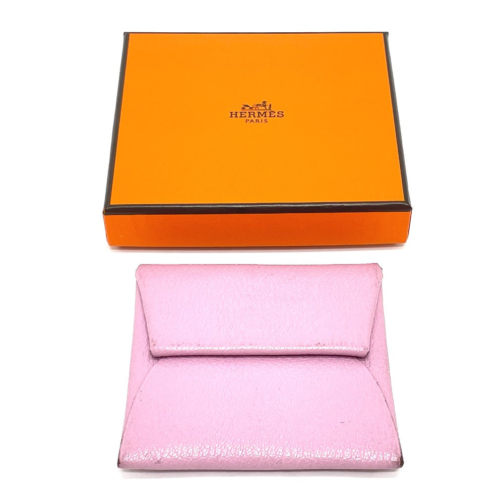 HERMES Coin case Shave pink Bastia Women Used