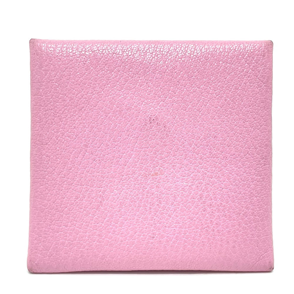 HERMES Coin case Shave pink Bastia Women Used