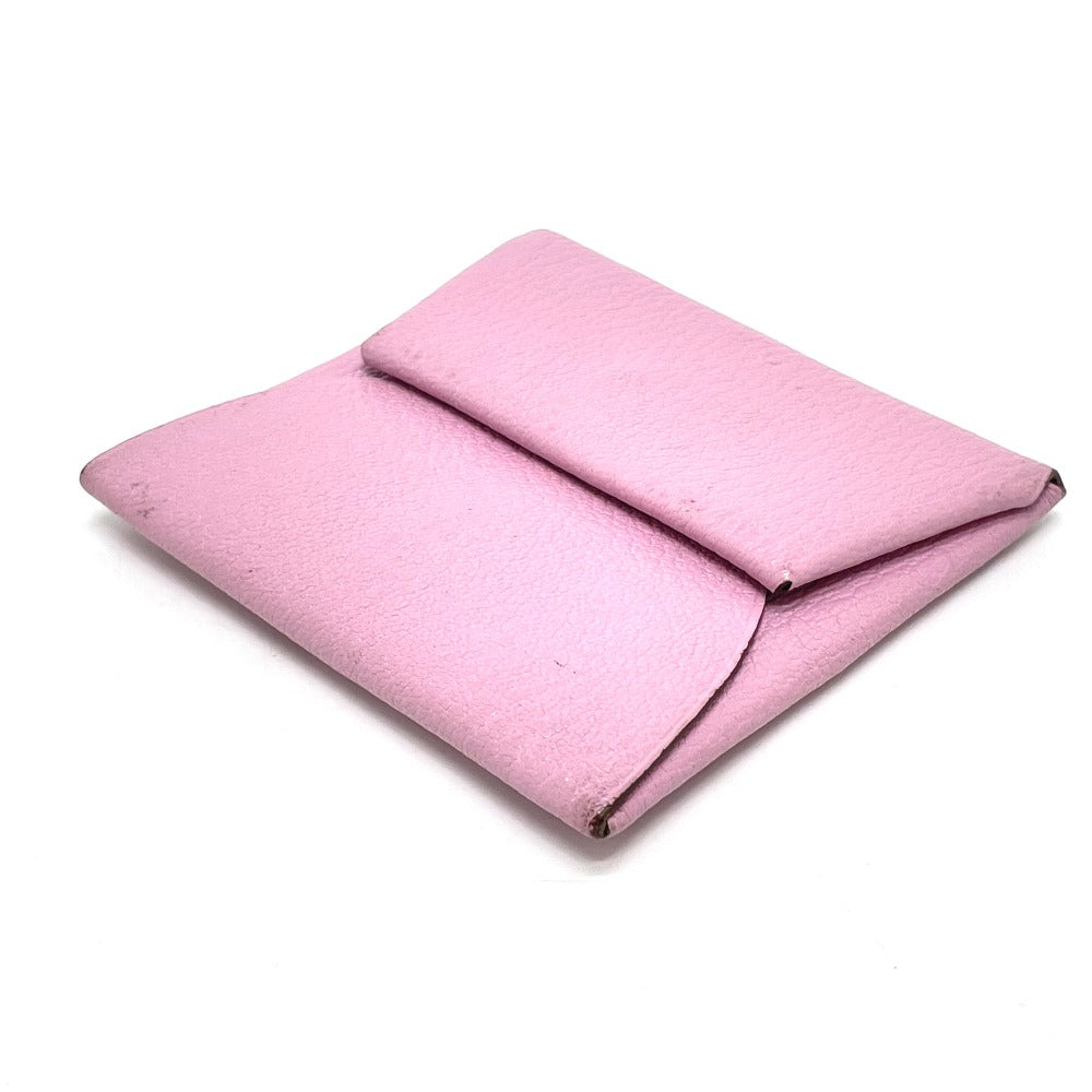 HERMES Coin case Shave pink Bastia Women Used
