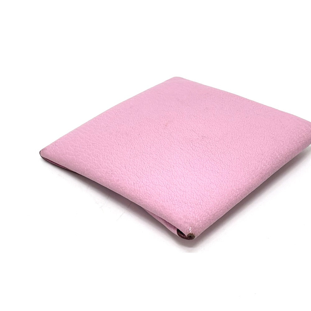 HERMES Coin case Shave pink Bastia Women Used