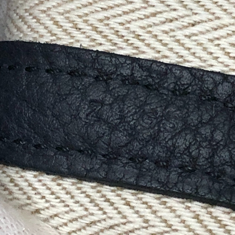 HERMES Handbag leather black Garden Party TPM Negonda Women Used