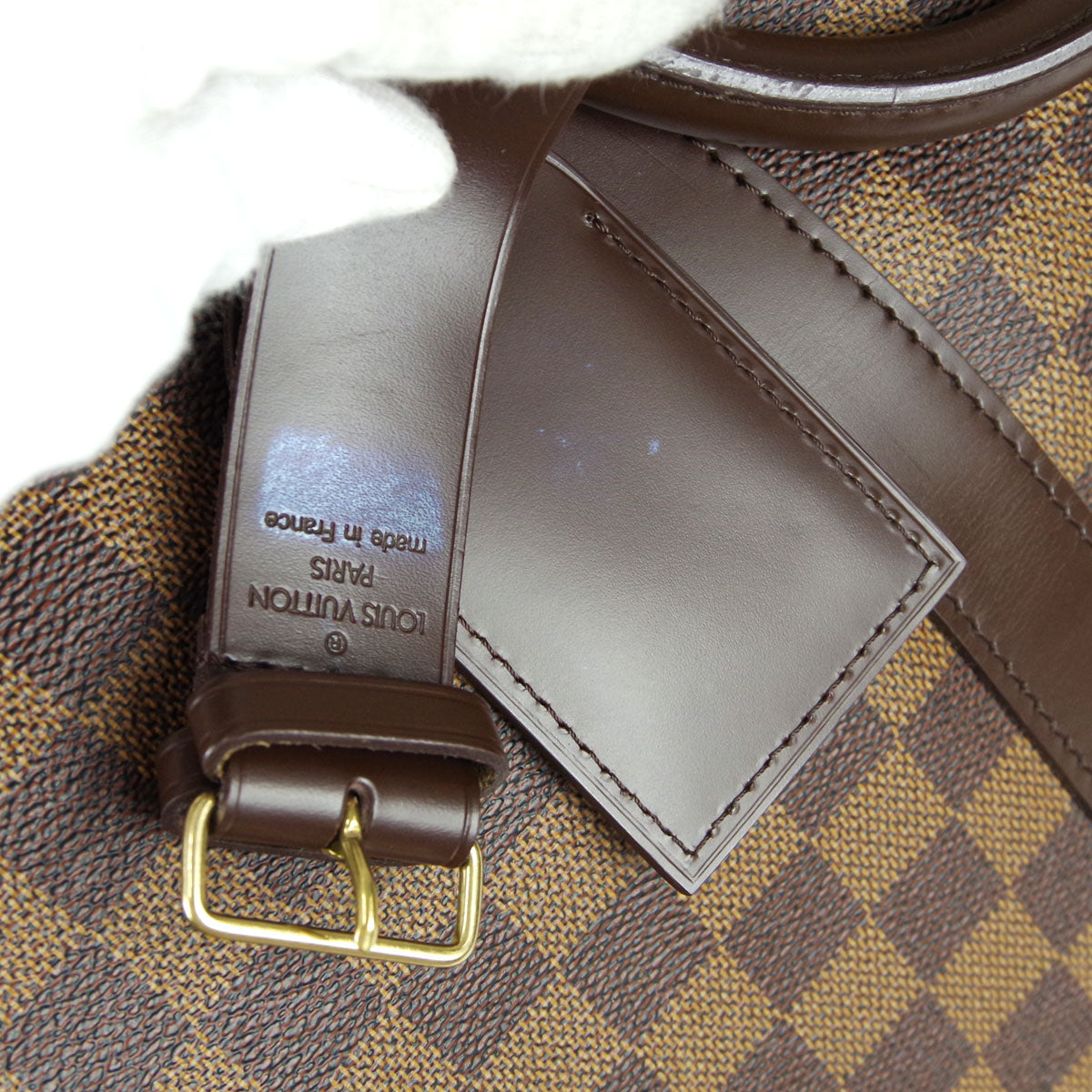 Louis Vuitton 2008 Damier Keepall Bandouliere 55 Duffle Bag N41414