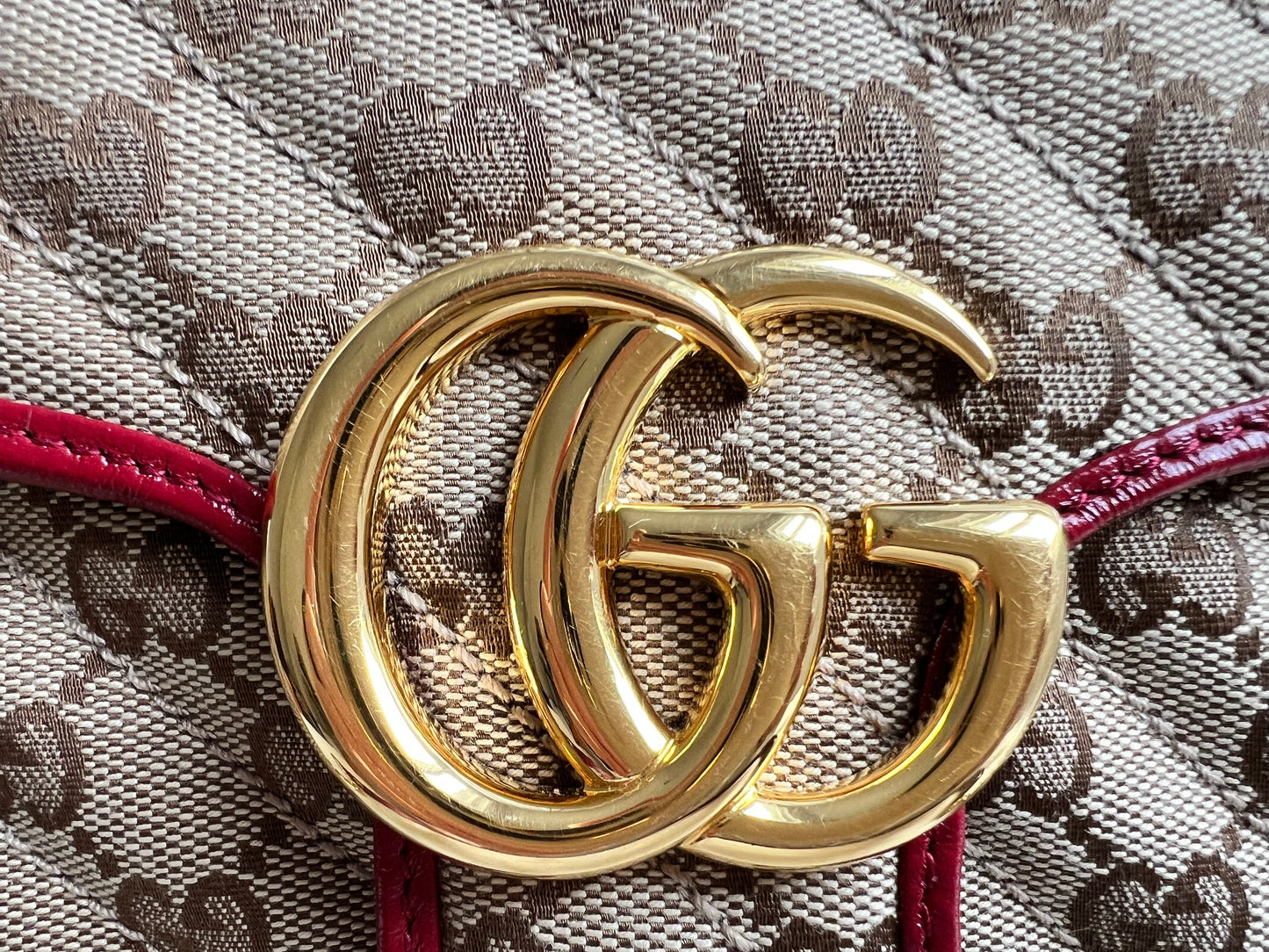 Gucci GG Beige Marmont Small Shoulder Bag (RRP £1,570)
