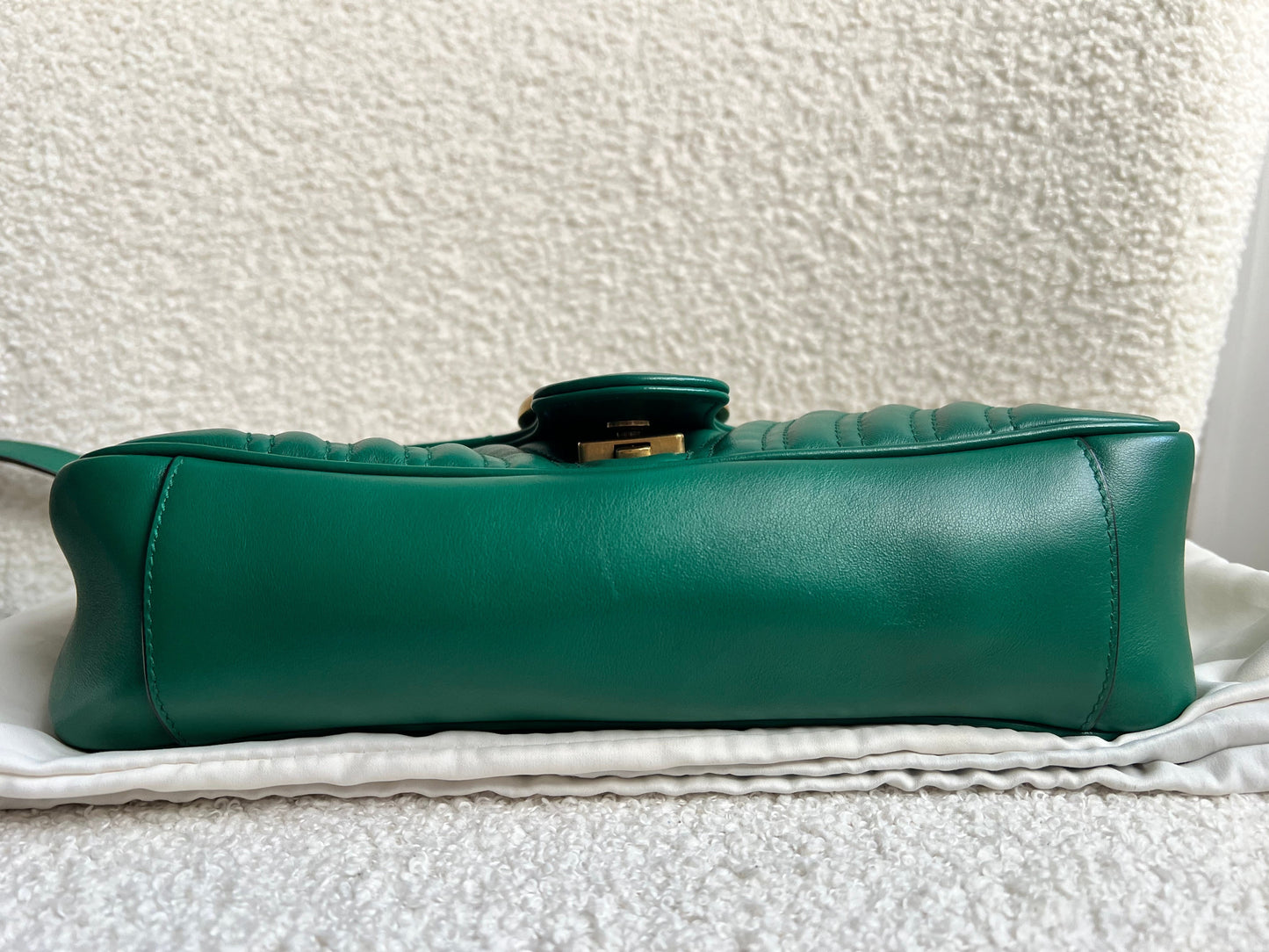 Gucci GG Green Marmont Small Shoulder Bag (RRP £2070)