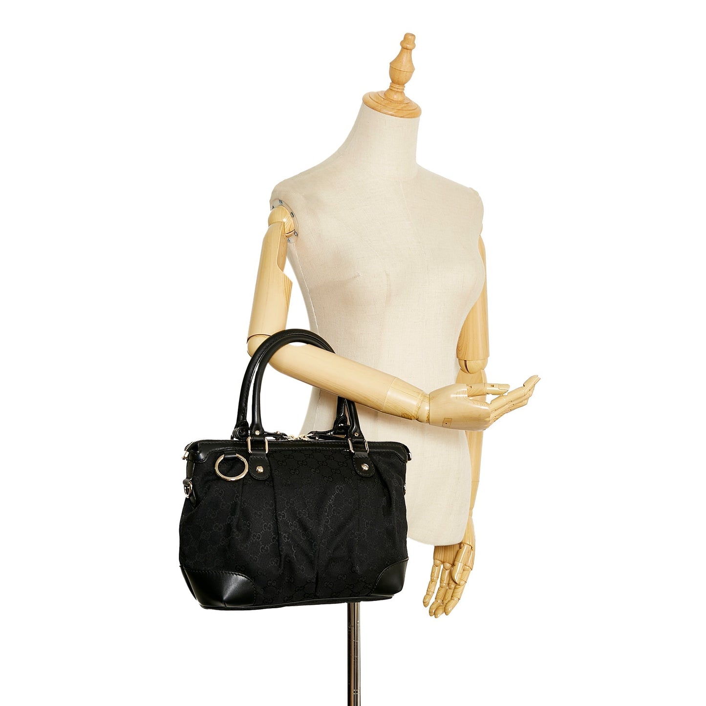 Gucci Medium GG Canvas Sukey Satchel