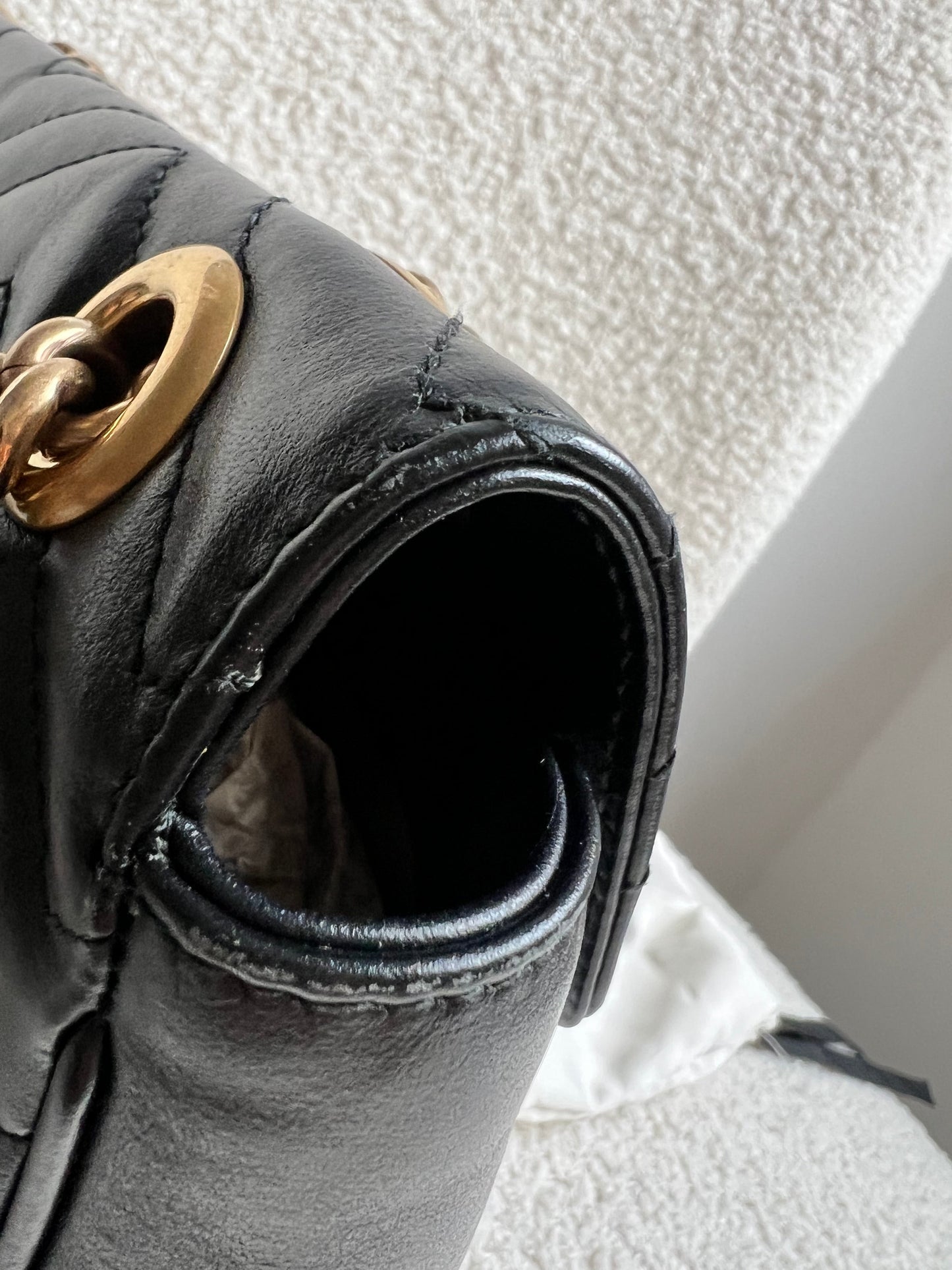Gucci GG Black Marmont Small Shoulder Bag (RRP £2070)